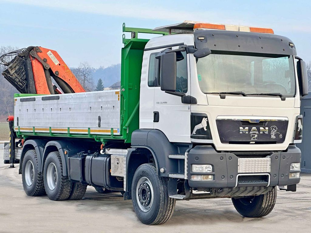 MAN TGS 33.480*KIPPER 5,70m * PK 23002 + FUNK * 6x4 MAN TGS 33.480*KIPPER 5,70m * PK 23002 + FUNK * 6x4 - Crane truck, Tipper: picture 3 MAN TGS 33.480*KIPPER 5,70m * PK 23002 + FUNK * 6x4 MAN TGS 33.480*KIPPER 5,70m * PK 23002 + FUNK * 6x4 - Crane truck, Tipper: picture 3