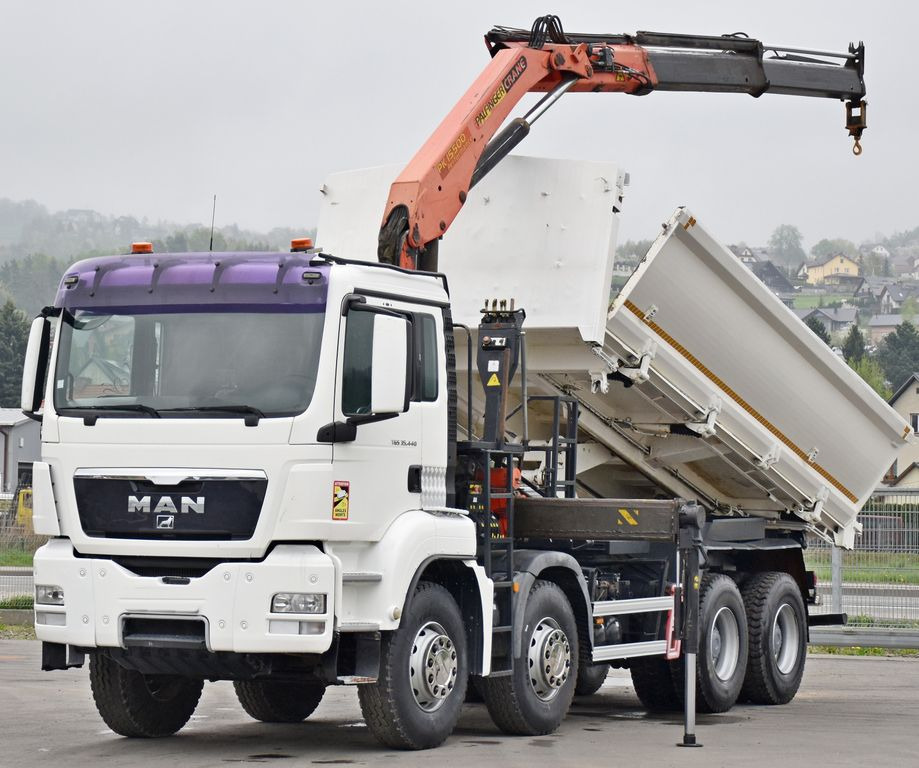 MAN TGS 35.440 * KIPPER 5,80m + KRAN * TOPZUSTAND MAN TGS 35.440 * KIPPER 5,80m + KRAN * TOPZUSTAND - Crane truck, Tipper: picture 3 MAN TGS 35.440 * KIPPER 5,80m + KRAN * TOPZUSTAND MAN TGS 35.440 * KIPPER 5,80m + KRAN * TOPZUSTAND - Crane truck, Tipper: picture 3
