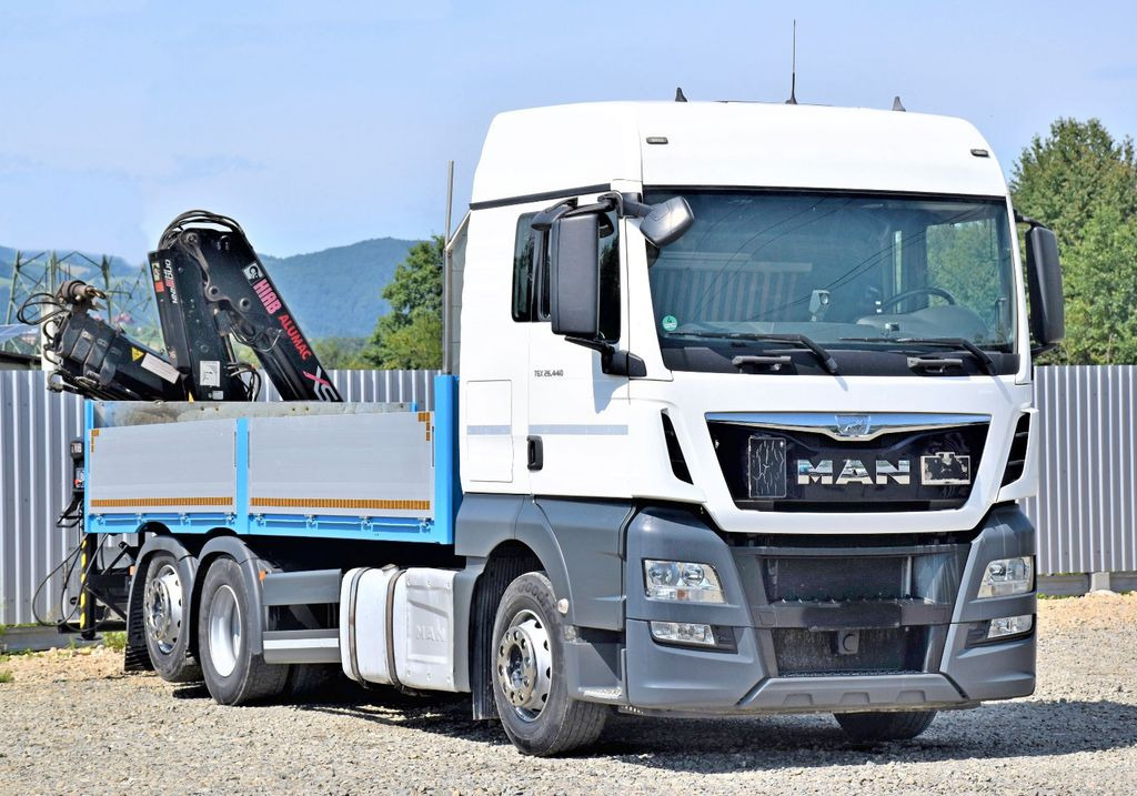 MAN TGX 26.440 Pritsche 6,20 m+HIAB 122 HIDUO/FUNK - Crane truck: picture 4 MAN TGX 26.440 Pritsche 6,20 m+HIAB 122 HIDUO/FUNK - Crane truck: picture 4