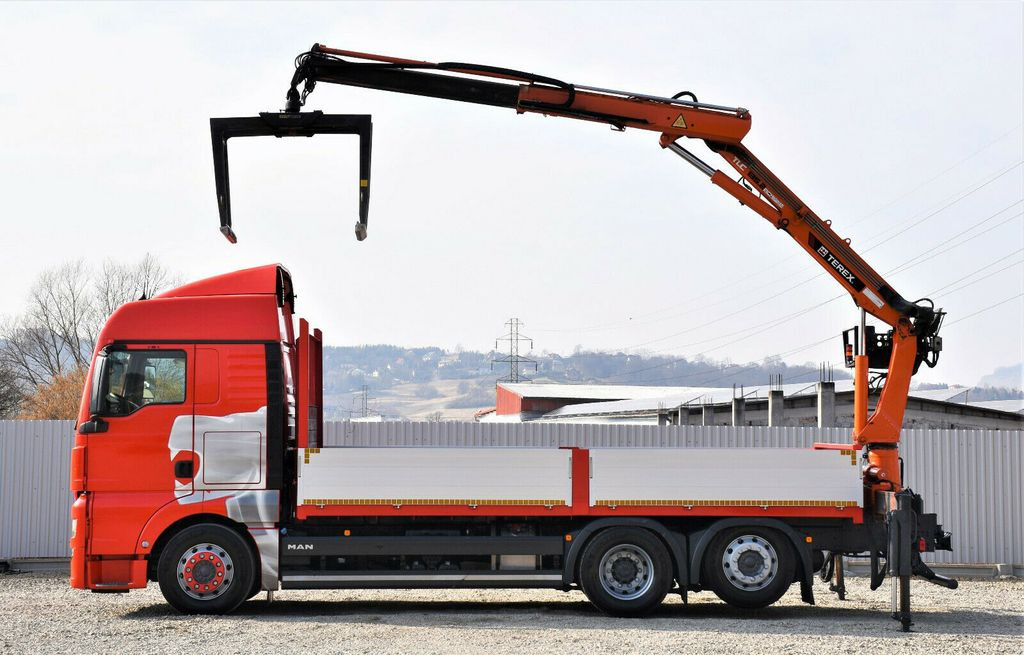 MAN TGX 26.440 Pritsche 6,60 m*TEREX 135.2-A11 MAN TGX 26.440 Pritsche 6,60 m*TEREX 135.2-A11 - Crane truck: picture 5 MAN TGX 26.440 Pritsche 6,60 m*TEREX 135.2-A11 MAN TGX 26.440 Pritsche 6,60 m*TEREX 135.2-A11 - Crane truck: picture 5