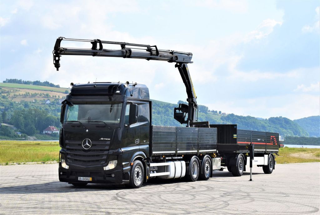 Mercedes-Benz ACTROS 2542 + PK18002-EH C/FUNK + Anhänger! Mercedes-Benz ACTROS 2542 + PK18002-EH C/FUNK + Anhänger! - Crane truck, Dropside/ Flatbed truck: picture 2 Mercedes-Benz ACTROS 2542 + PK18002-EH C/FUNK + Anhänger! Mercedes-Benz ACTROS 2542 + PK18002-EH C/FUNK + Anhänger! - Crane truck, Dropside/ Flatbed truck: picture 2