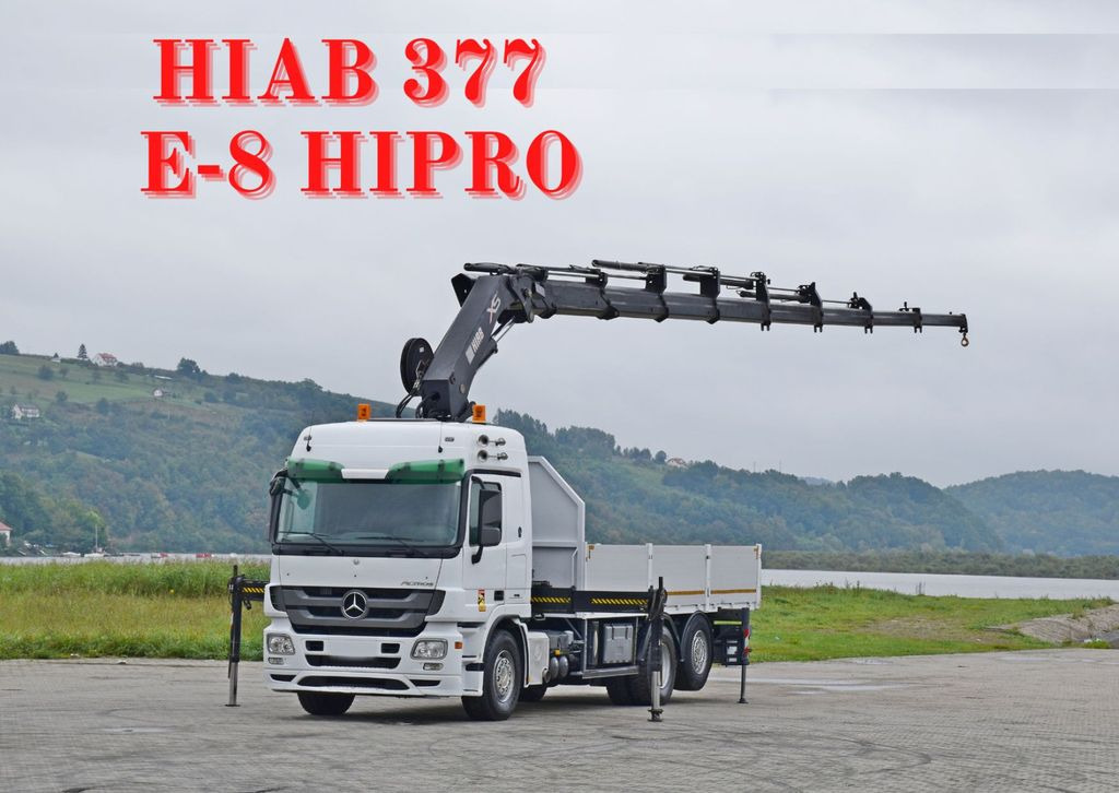 Mercedes-Benz ACTROS 2544 * HIAB 377 E - 8 HIPRO + FUNK* TOP Mercedes-Benz ACTROS 2544 * HIAB 377 E - 8 HIPRO + FUNK* TOP - Crane truck, Dropside/ Flatbed truck: picture 1 Mercedes-Benz ACTROS 2544 * HIAB 377 E - 8 HIPRO + FUNK* TOP Mercedes-Benz ACTROS 2544 * HIAB 377 E - 8 HIPRO + FUNK* TOP - Crane truck, Dropside/ Flatbed truck: picture 1