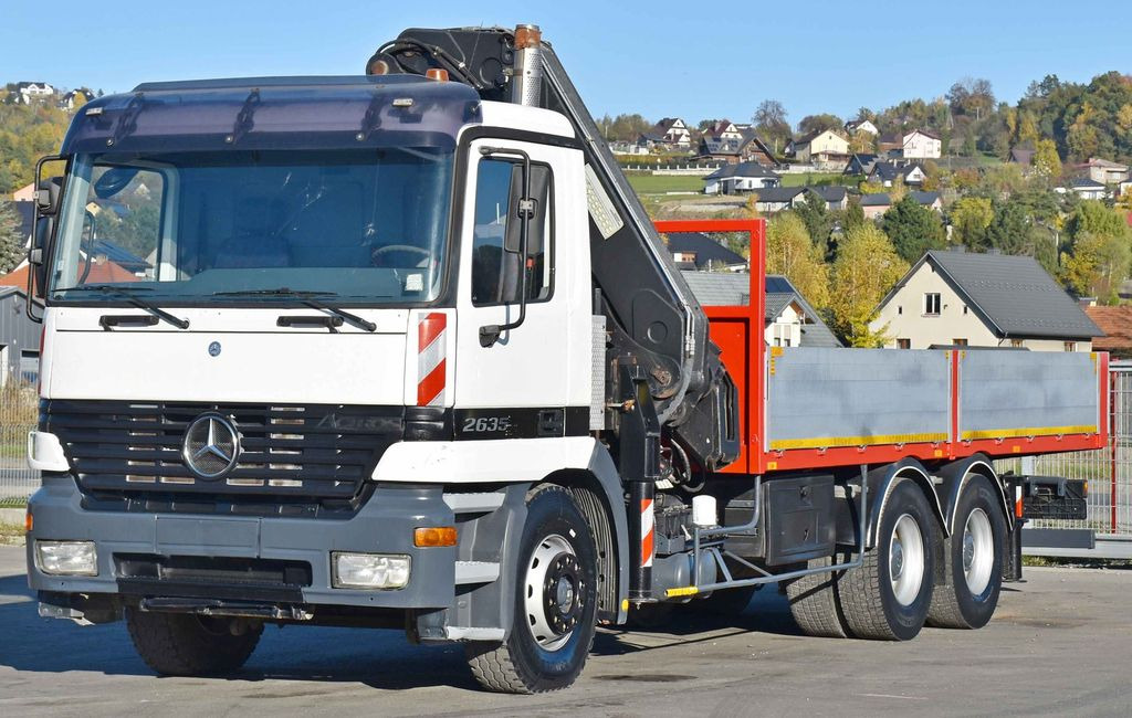 Mercedes-Benz ACTROS 2635 Pritsche 6,40m + HIAB 400 E-5 + FUNK Mercedes-Benz ACTROS 2635 Pritsche 6,40m + HIAB 400 E-5 + FUNK - Crane truck: picture 4 Mercedes-Benz ACTROS 2635 Pritsche 6,40m + HIAB 400 E-5 + FUNK Mercedes-Benz ACTROS 2635 Pritsche 6,40m + HIAB 400 E-5 + FUNK - Crane truck: picture 4