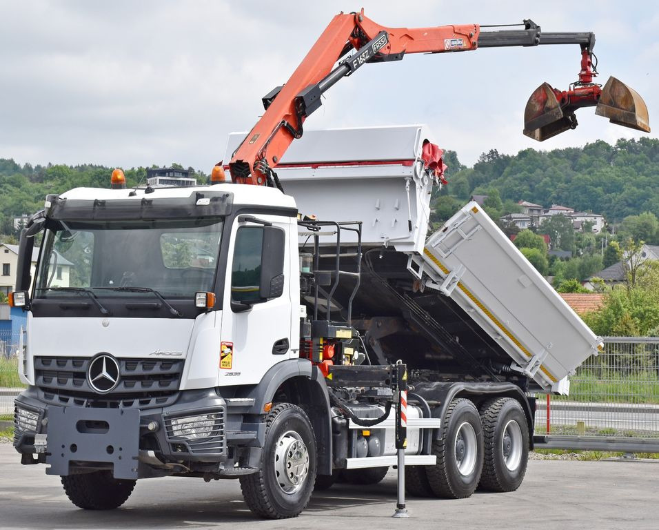 Mercedes-Benz AROCS 2635* FASSI F165AZ.0.22 + FUNK * 6x4 Mercedes-Benz AROCS 2635* FASSI F165AZ.0.22 + FUNK * 6x4 - Crane truck, Tipper: picture 3 Mercedes-Benz AROCS 2635* FASSI F165AZ.0.22 + FUNK * 6x4 Mercedes-Benz AROCS 2635* FASSI F165AZ.0.22 + FUNK * 6x4 - Crane truck, Tipper: picture 3