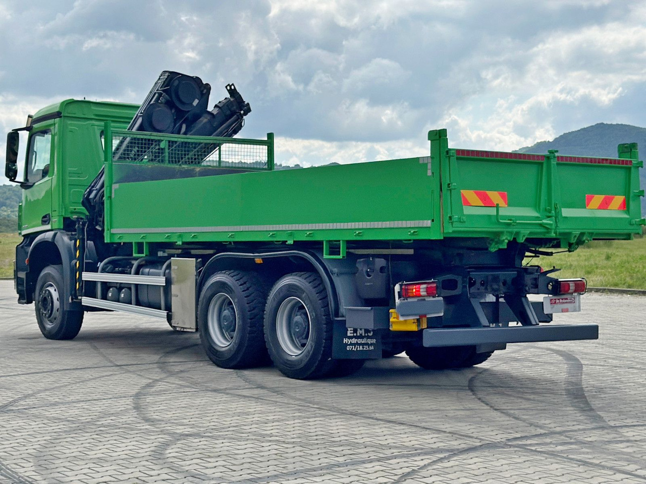 Tipper, Crane truck Mercedes-Benz AROCS 2636 * HIAB 122 ES - 3 HIPRO *  6x4: picture 7