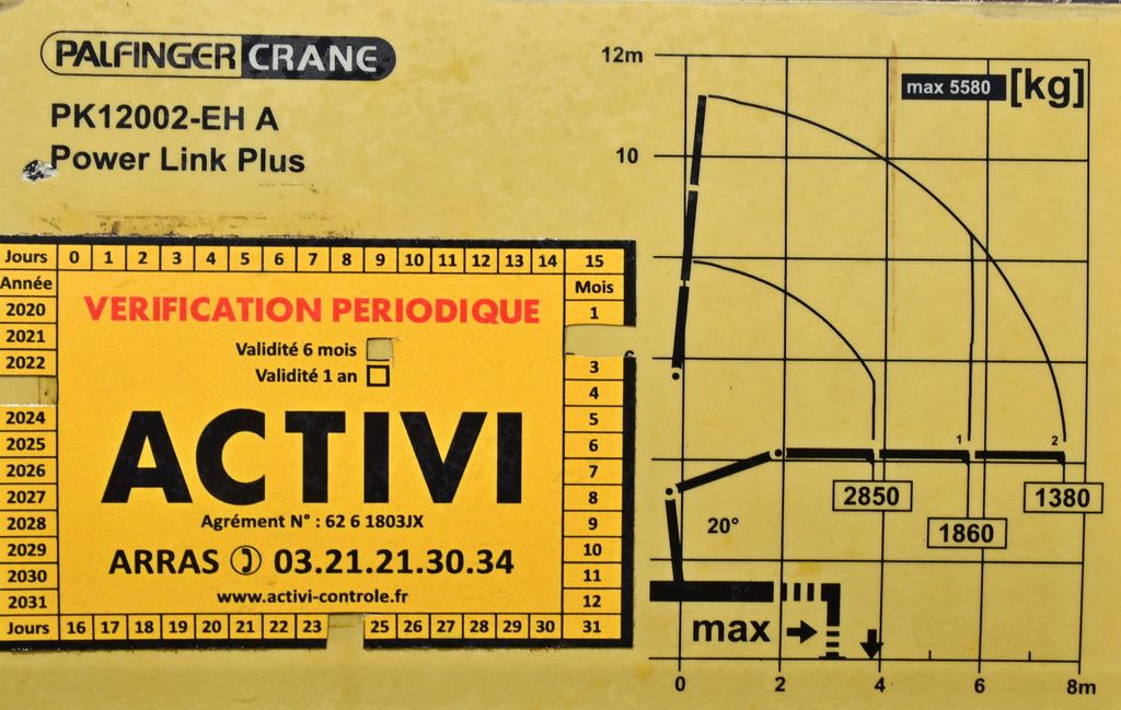 Crane truck, Dropside/ Flatbed truck Renault C 320 * PK 12002 EH A + FUNK * TOPZUSTAND Renault C 320 * PK 12002 EH A + FUNK * TOPZUSTAND: picture 8
