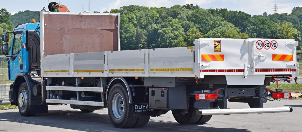 Crane truck, Dropside/ Flatbed truck Renault C 320 * PK 12002 EH A + FUNK * TOPZUSTAND Renault C 320 * PK 12002 EH A + FUNK * TOPZUSTAND: picture 7