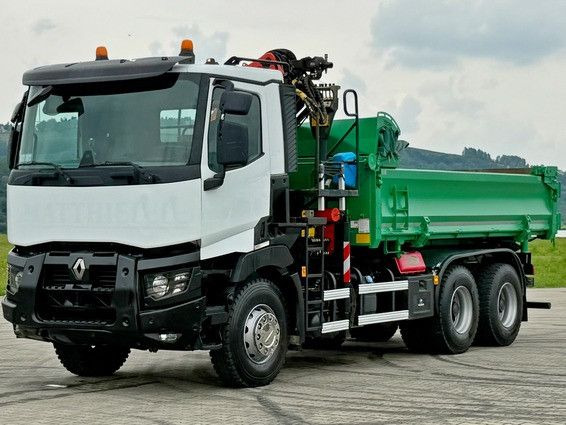 Renault C 430 *KIPPER 5,10 m + PK 16001 - K B* 6x4 - Crane truck: picture 5 Renault C 430 *KIPPER 5,10 m + PK 16001 - K B* 6x4 - Crane truck: picture 5