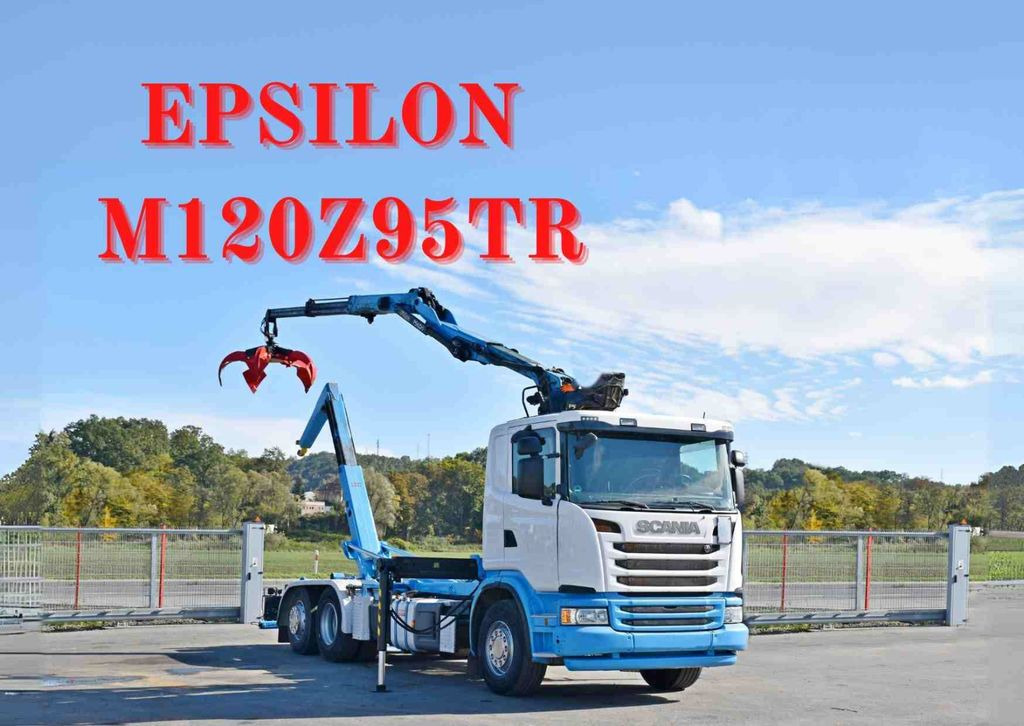 Scania G 440 * Abrollkipper * EPSILON M120Z95TR* TOP - Hook lift truck: picture 1 Scania G 440 * Abrollkipper * EPSILON M120Z95TR* TOP - Hook lift truck: picture 1