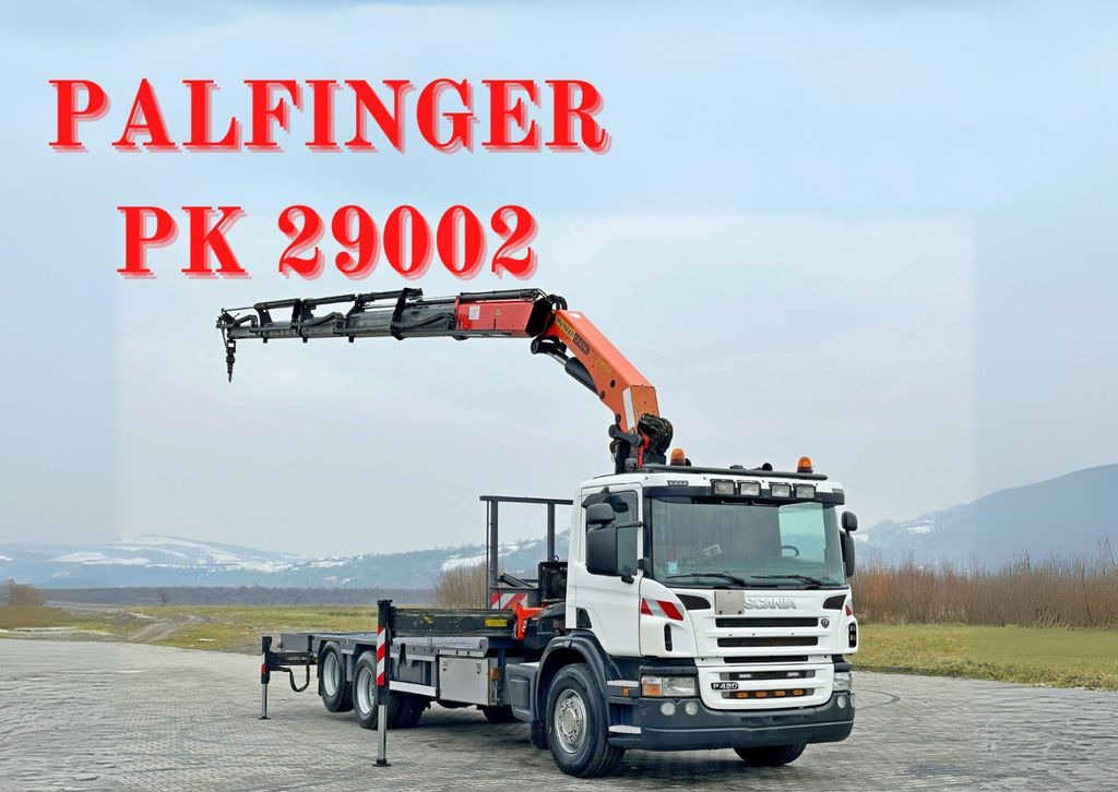 Scania P 420* PLATFORM 6,80m * PK 29002+FUNK * TOP Scania P 420* PLATFORM 6,80m * PK 29002+FUNK * TOP - Tow truck: picture 1 Scania P 420* PLATFORM 6,80m * PK 29002+FUNK * TOP Scania P 420* PLATFORM 6,80m * PK 29002+FUNK * TOP - Tow truck: picture 1
