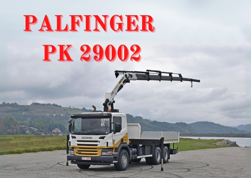 Scania P 420* PRITSCHE 6,40m * PK 29002+FUNK * 6x4 Scania P 420* PRITSCHE 6,40m * PK 29002+FUNK * 6x4 - Crane truck, Dropside/ Flatbed truck: picture 1 Scania P 420* PRITSCHE 6,40m * PK 29002+FUNK * 6x4 Scania P 420* PRITSCHE 6,40m * PK 29002+FUNK * 6x4 - Crane truck, Dropside/ Flatbed truck: picture 1