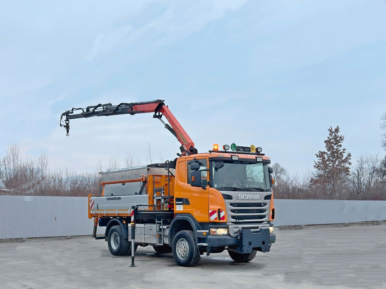 Scania R 420 KIPPER 4,15 m * PK 11002/FUNK * sandblaste - Crane truck: picture 4 Scania R 420 KIPPER 4,15 m * PK 11002/FUNK * sandblaste - Crane truck: picture 4