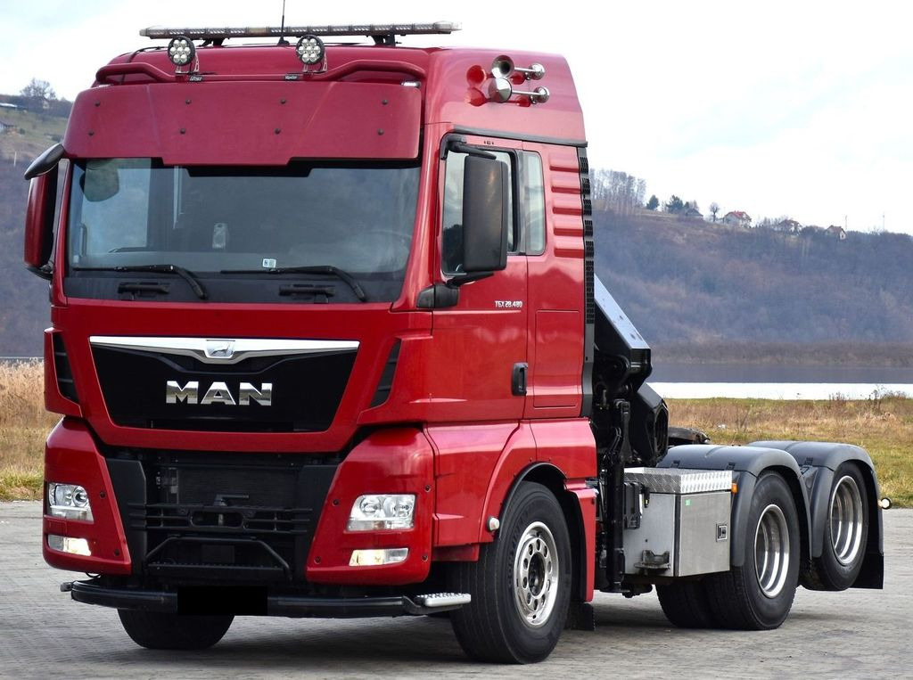 MAN TGX 28.480 Sattelzugmaschine + HMF 2120 K5/FUNK - Tractor unit: picture 4 MAN TGX 28.480 Sattelzugmaschine + HMF 2120 K5/FUNK - Tractor unit: picture 4