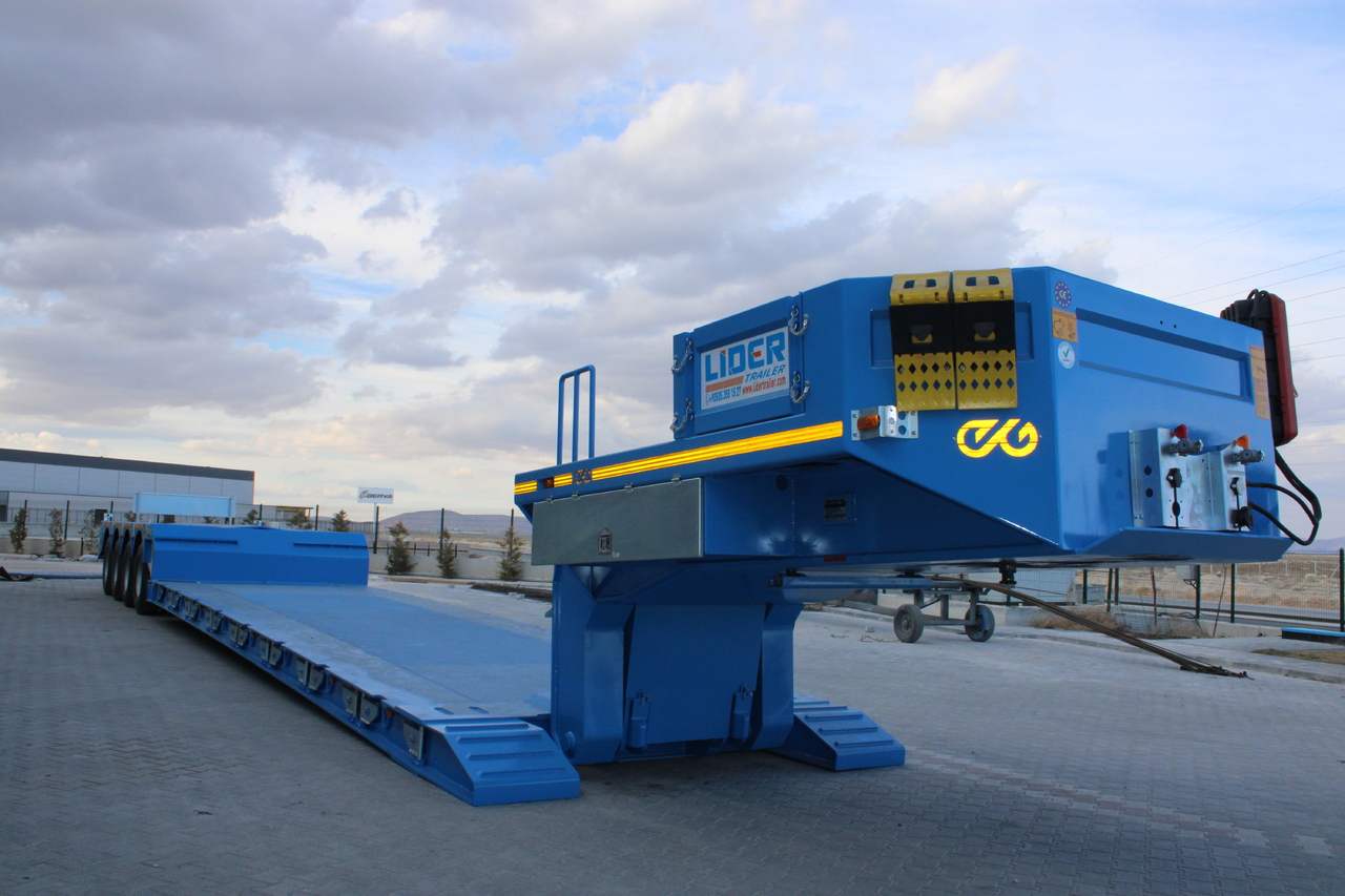 New Low loader semi-trailer for transportation of heavy machinery LIDER 2025 READY IN STOCK UNUSED FRONT LOADING: picture 6 New Low loader semi-trailer for transportation of heavy machinery LIDER 2025 READY IN STOCK UNUSED FRONT LOADING: picture 6