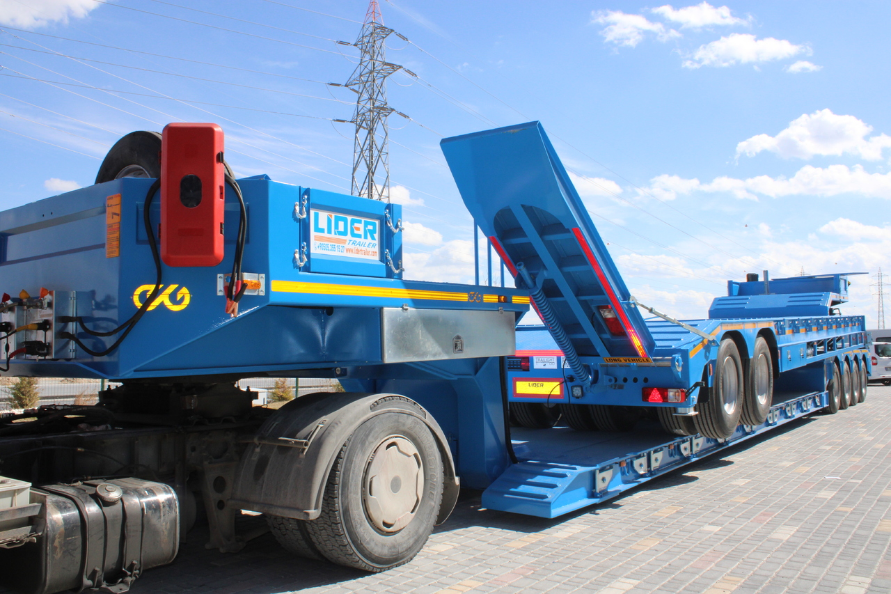 New Low loader semi-trailer for transportation of heavy machinery LIDER 2025 READY IN STOCK UNUSED FRONT LOADING: picture 15 New Low loader semi-trailer for transportation of heavy machinery LIDER 2025 READY IN STOCK UNUSED FRONT LOADING: picture 15