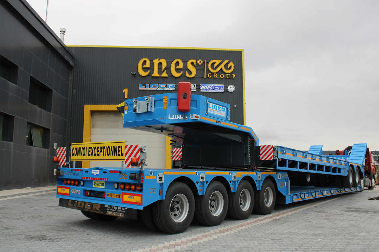 New Low loader semi-trailer for transportation of heavy machinery LIDER 2025 READY IN STOCK UNUSED FRONT LOADING: picture 19 New Low loader semi-trailer for transportation of heavy machinery LIDER 2025 READY IN STOCK UNUSED FRONT LOADING: picture 19