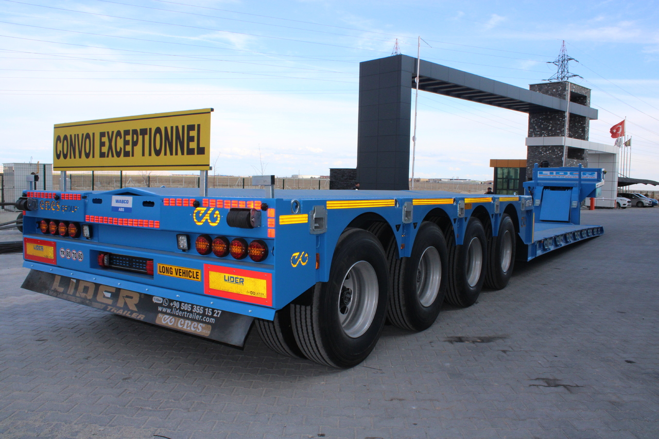 New Low loader semi-trailer for transportation of heavy machinery LIDER 2025 READY IN STOCK UNUSED FRONT LOADING: picture 7 New Low loader semi-trailer for transportation of heavy machinery LIDER 2025 READY IN STOCK UNUSED FRONT LOADING: picture 7