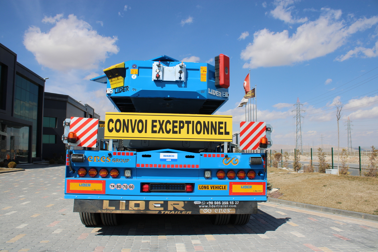 New Low loader semi-trailer for transportation of heavy machinery LIDER 2025 READY IN STOCK UNUSED FRONT LOADING: picture 12 New Low loader semi-trailer for transportation of heavy machinery LIDER 2025 READY IN STOCK UNUSED FRONT LOADING: picture 12