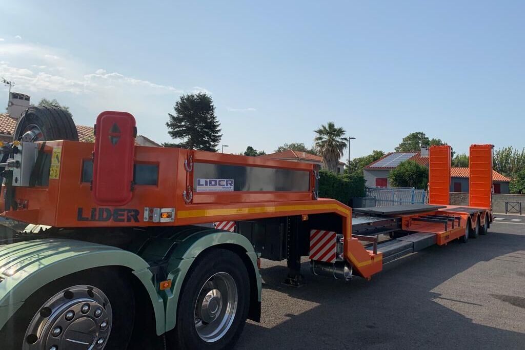 LIDER 2025 YEAR NEW LOWBED TRAILER FOR SALE (MANUFACTURER COMPANY) - Low loader semi-trailer: picture 3 LIDER 2025 YEAR NEW LOWBED TRAILER FOR SALE (MANUFACTURER COMPANY) - Low loader semi-trailer: picture 3