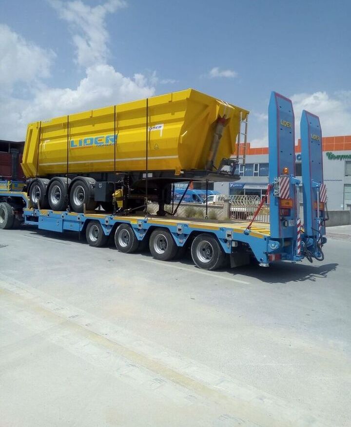 New Low loader semi-trailer for transportation of heavy machinery LIDER 2025 model new directly from manufacturer company available stock: picture 9 New Low loader semi-trailer for transportation of heavy machinery LIDER 2025 model new directly from manufacturer company available stock: picture 9