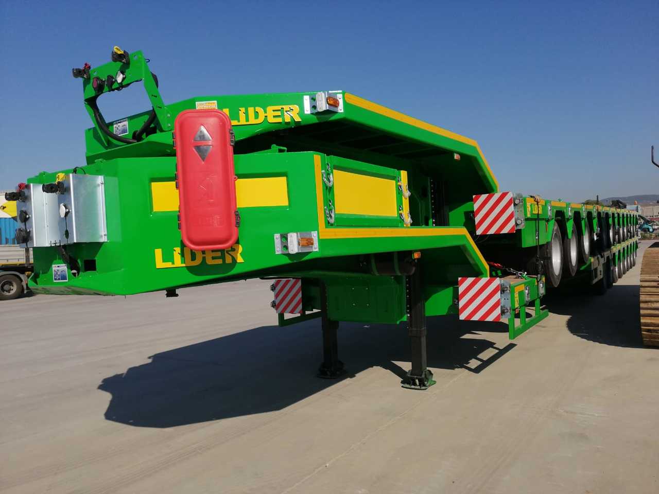 New Low loader semi-trailer for transportation of heavy machinery LIDER LIDER NEW 2025 MODEL Lowbed: picture 10
