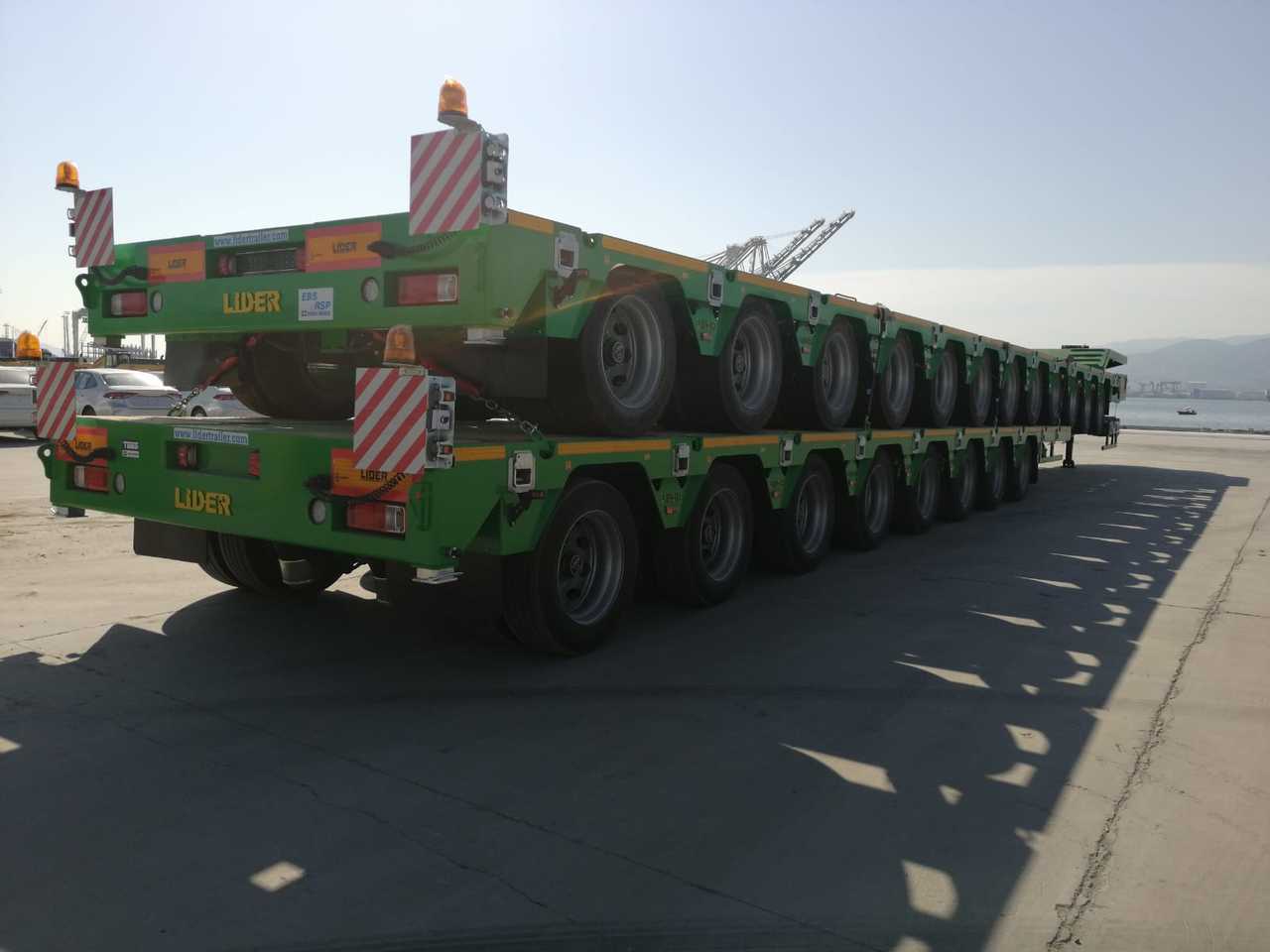 New Low loader semi-trailer for transportation of heavy machinery LIDER LIDER NEW 2025 MODEL Lowbed: picture 8