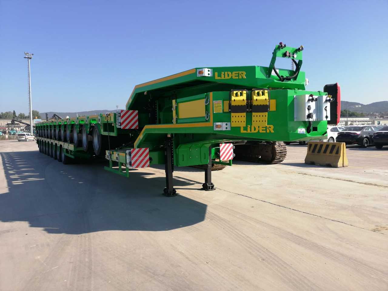New Low loader semi-trailer for transportation of heavy machinery LIDER LIDER NEW 2025 MODEL Lowbed: picture 7