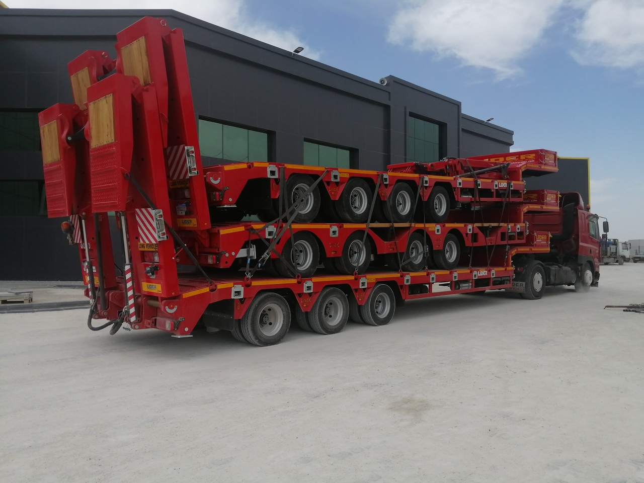 New Low loader semi-trailer LIDER NEW 2025 MODELS YEAR LIDER TRAILER: picture 17