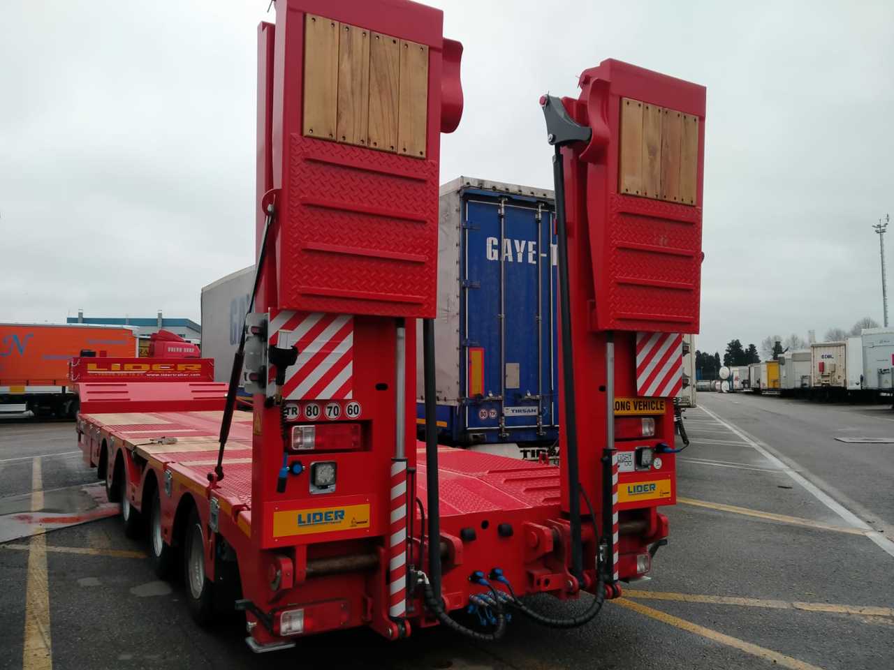New Low loader semi-trailer LIDER NEW 2025 MODELS YEAR LIDER TRAILER: picture 16
