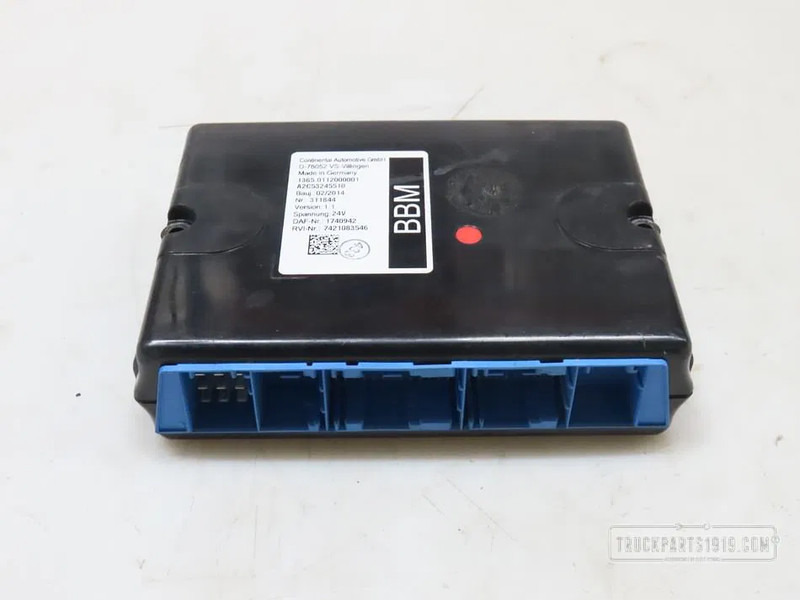 Continental 1740942 BBM ECU DAF - ECU for Truck: picture 1 Continental 1740942 BBM ECU DAF - ECU for Truck: picture 1