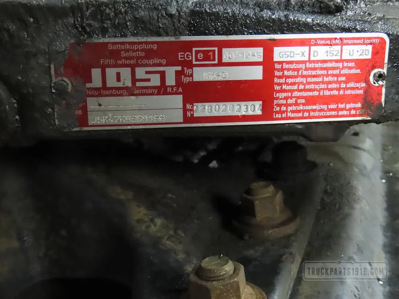 MAN 81.42710-6283 | Opleggerschotel JSK42KO - Frame/ Chassis for Truck: picture 2 MAN 81.42710-6283 | Opleggerschotel JSK42KO - Frame/ Chassis for Truck: picture 2