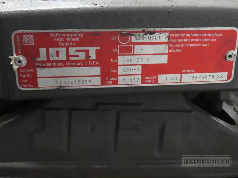 Scania 1353631 Opleggerschotel JSK37C 150 - Frame/ Chassis for Truck: picture 2 Scania 1353631 Opleggerschotel JSK37C 150 - Frame/ Chassis for Truck: picture 2