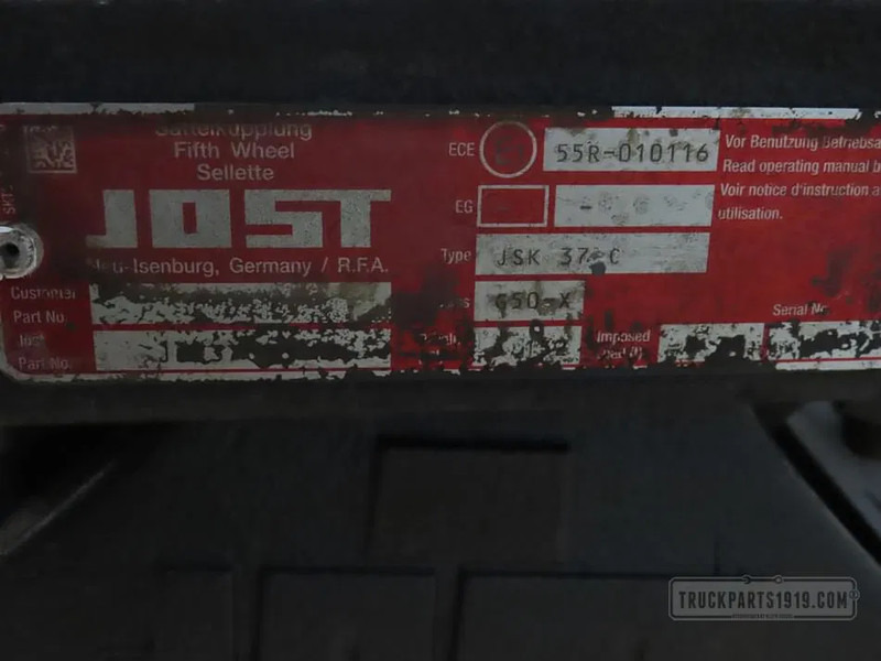 Scania 2062954 Opleggerschotel JSK37C - Frame/ Chassis for Truck: picture 2 Scania 2062954 Opleggerschotel JSK37C - Frame/ Chassis for Truck: picture 2