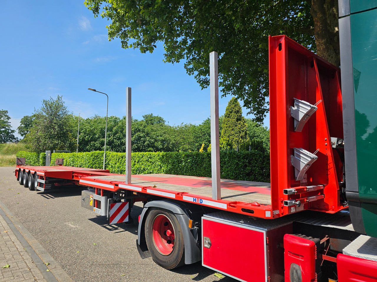 HRD SPTM4N Mega Telesopic - Dropside/ Flatbed semi-trailer: picture 2 HRD SPTM4N Mega Telesopic - Dropside/ Flatbed semi-trailer: picture 2