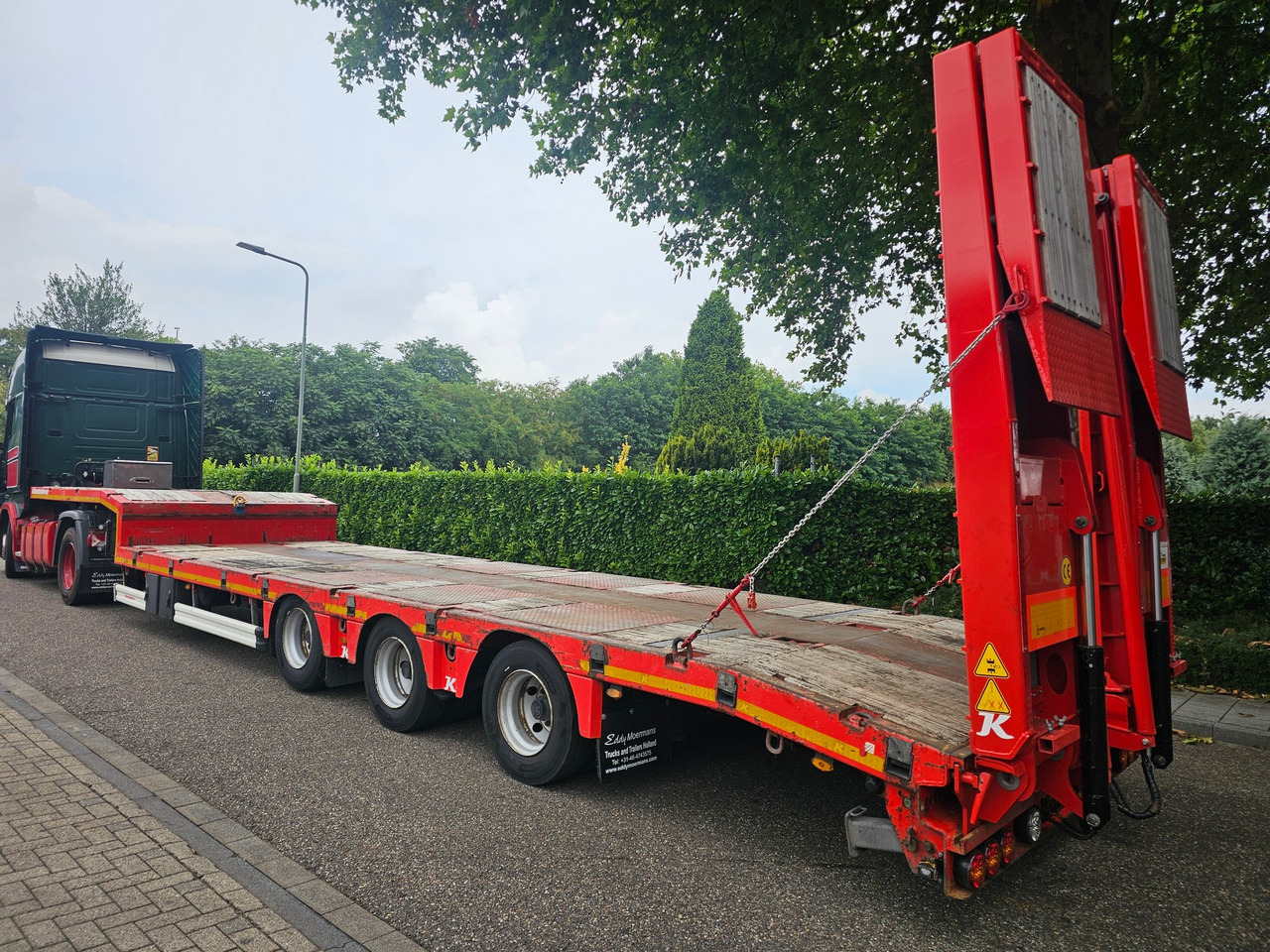Kässbohrer LB3E With Hydraulic Flip Ramps - Low loader semi-trailer: picture 2 Kässbohrer LB3E With Hydraulic Flip Ramps - Low loader semi-trailer: picture 2