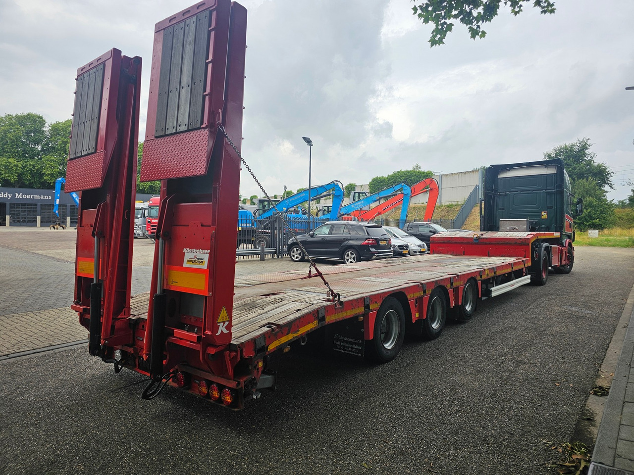 Kässbohrer LB3E With Hydraulic Flip Ramps - Low loader semi-trailer: picture 4 Kässbohrer LB3E With Hydraulic Flip Ramps - Low loader semi-trailer: picture 4
