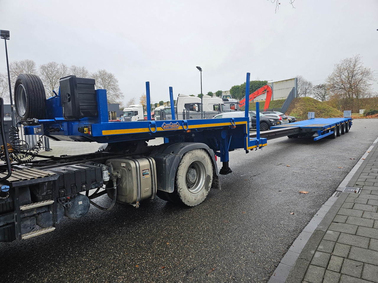 Nooteboom MCO-58-04V Telescopic - Dropside/ Flatbed semi-trailer: picture 2 Nooteboom MCO-58-04V Telescopic - Dropside/ Flatbed semi-trailer: picture 2