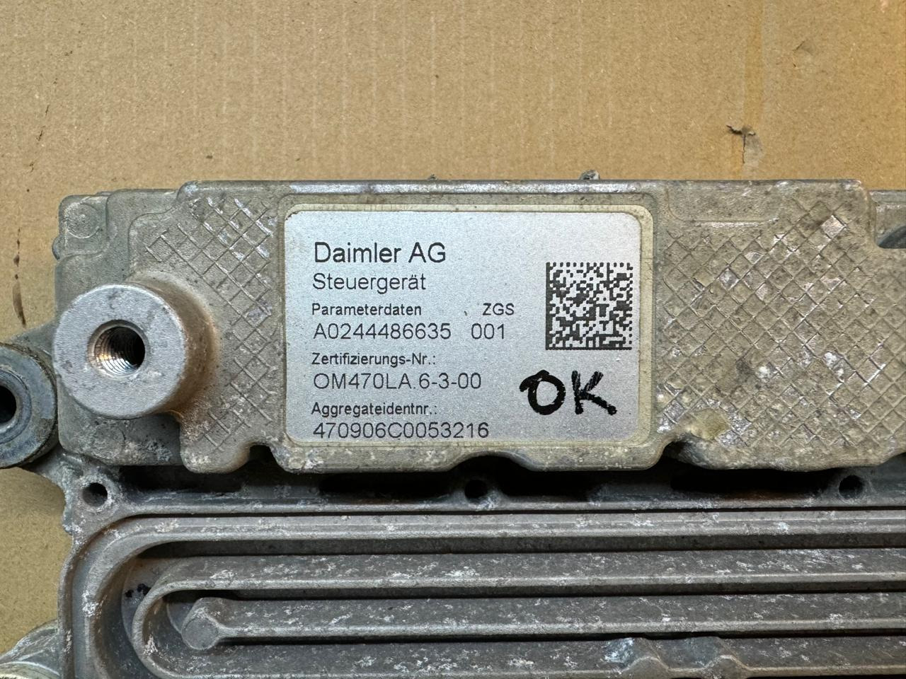 ENGINE CONTROL UNIT(CONTROL MODULE MCM 2) OM471LA,OM470LA,OM934LA EURO 5-6  - ECU for Truck: picture 4 ENGINE CONTROL UNIT(CONTROL MODULE MCM 2) OM471LA,OM470LA,OM934LA EURO 5-6  - ECU for Truck: picture 4