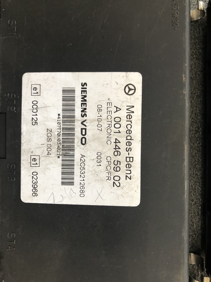 MERCEDES-BENZ ACTROS ECU FR/CPC  - ECU for Truck: picture 2 MERCEDES-BENZ ACTROS ECU FR/CPC  - ECU for Truck: picture 2
