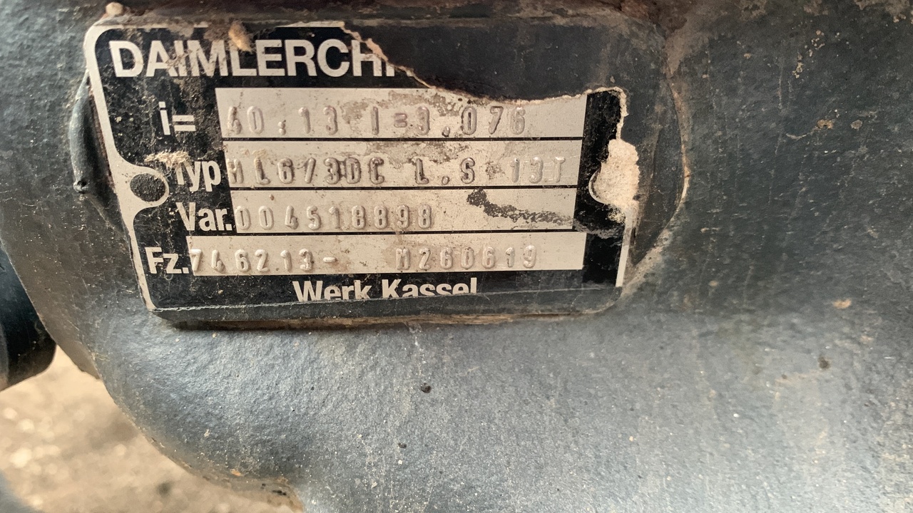 REAR AXLE HL6-FINAL DRIVE 13:40 ACTROS MP2 - Axle and parts for Truck: picture 2 REAR AXLE HL6-FINAL DRIVE 13:40 ACTROS MP2 - Axle and parts for Truck: picture 2