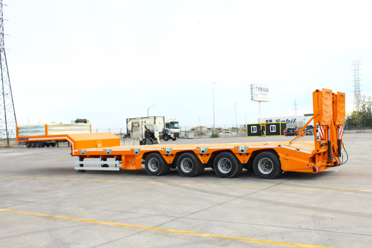 New Low loader semi-trailer EMIRSAN 4 AXLE LOWBED SEMI TRAILER: picture 8
