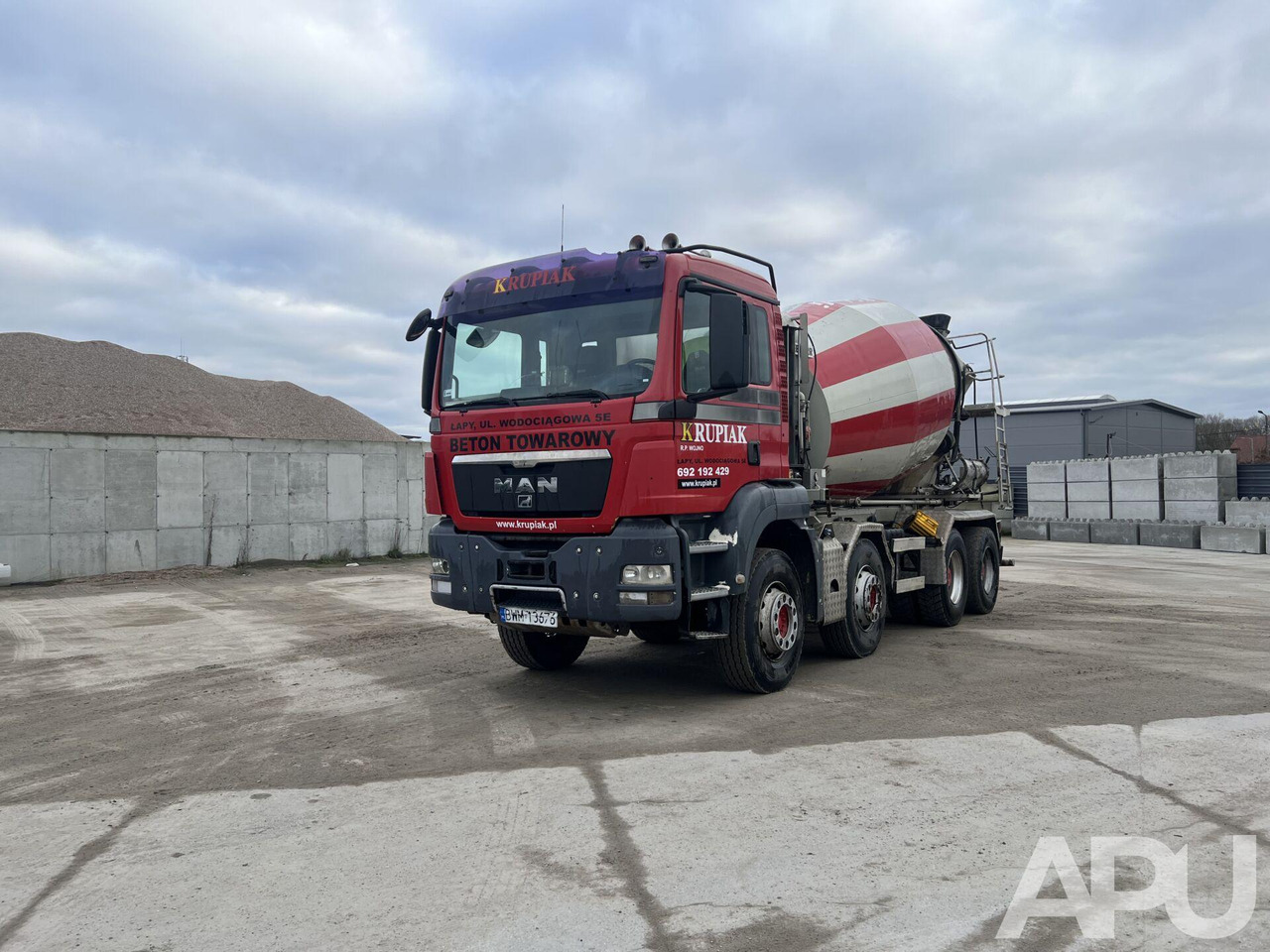 MAN 480 + KIPPER - Concrete mixer truck: picture 1 MAN 480 + KIPPER - Concrete mixer truck: picture 1