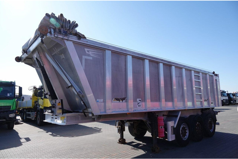 Benalu WYWROTKA ALUMINIOWA 28 M3 / OŚ PODNOSZONA / WAGA 5100 KG - Tipper semi-trailer: picture 3 Benalu WYWROTKA ALUMINIOWA 28 M3 / OŚ PODNOSZONA / WAGA 5100 KG - Tipper semi-trailer: picture 3