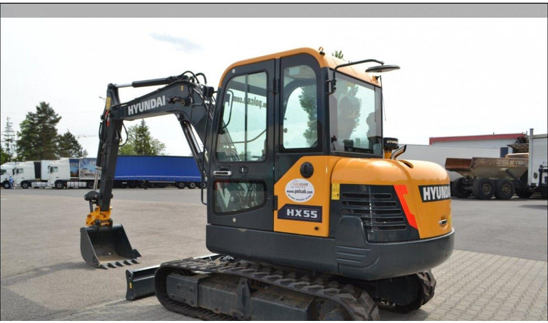 Mini excavator Hyundai HX55 Mini lánctalpas forgókotró: picture 8 Mini excavator Hyundai HX55 Mini lánctalpas forgókotró: picture 8