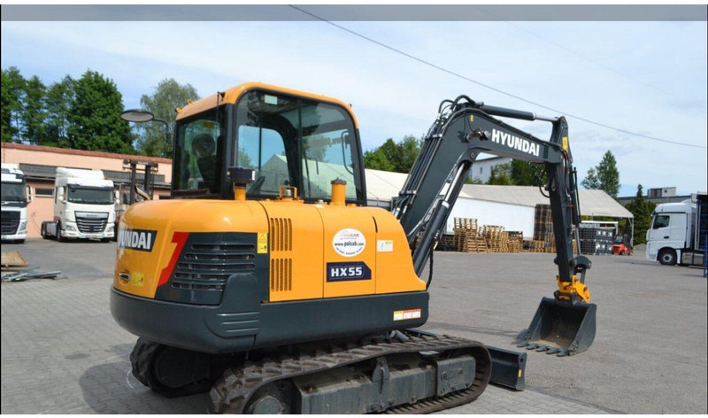 Mini excavator Hyundai HX55 Mini lánctalpas forgókotró: picture 6 Mini excavator Hyundai HX55 Mini lánctalpas forgókotró: picture 6