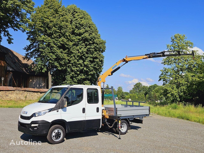 Iveco Daily 35c-15 Doka flatbed + crane Effer - Open body delivery van, Combi van: picture 4 Iveco Daily 35c-15 Doka flatbed + crane Effer - Open body delivery van, Combi van: picture 4