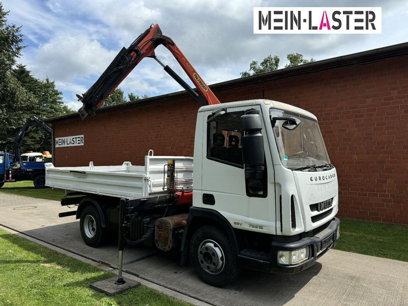 Iveco ML75E16 3-Way Meiller Tipper Crane Palfinger PK 4200 - Tipper, Crane truck: picture 1 Iveco ML75E16 3-Way Meiller Tipper Crane Palfinger PK 4200 - Tipper, Crane truck: picture 1