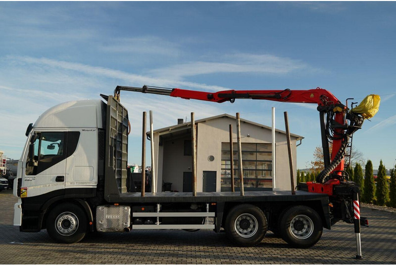 Iveco STRALIS 560 / 6X4 / DO DREWNA / DO DRZEWA / DO LASU / HDS PALFIN - Timber truck, Crane truck: picture 3 Iveco STRALIS 560 / 6X4 / DO DREWNA / DO DRZEWA / DO LASU / HDS PALFIN - Timber truck, Crane truck: picture 3