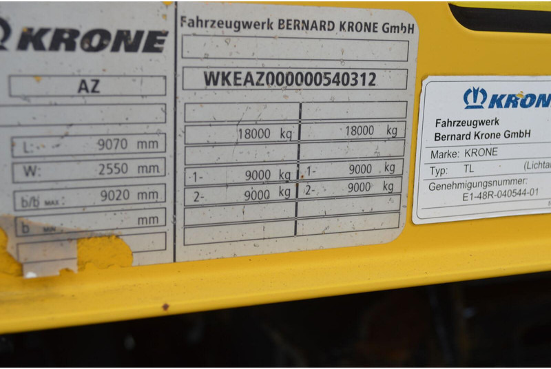 Dropside/ Flatbed trailer Krone AZ BUDOWLANA BUDOWLANKA: picture 6 Dropside/ Flatbed trailer Krone AZ BUDOWLANA BUDOWLANKA: picture 6