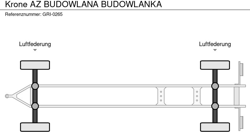 Dropside/ Flatbed trailer Krone AZ BUDOWLANA BUDOWLANKA: picture 9 Dropside/ Flatbed trailer Krone AZ BUDOWLANA BUDOWLANKA: picture 9